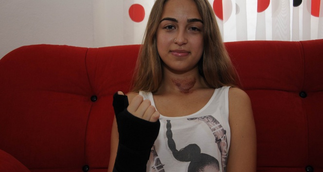 7. kattan düştü: Sadece parmağı kırıldı! 