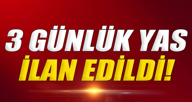 Gazze için 3 günlük yas