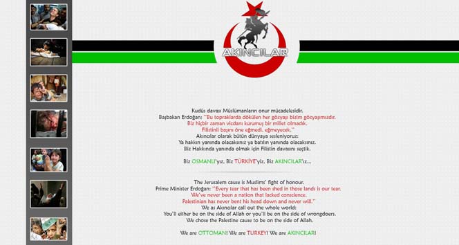 Akıncılar’dan İsrail sitelerine siber saldırı