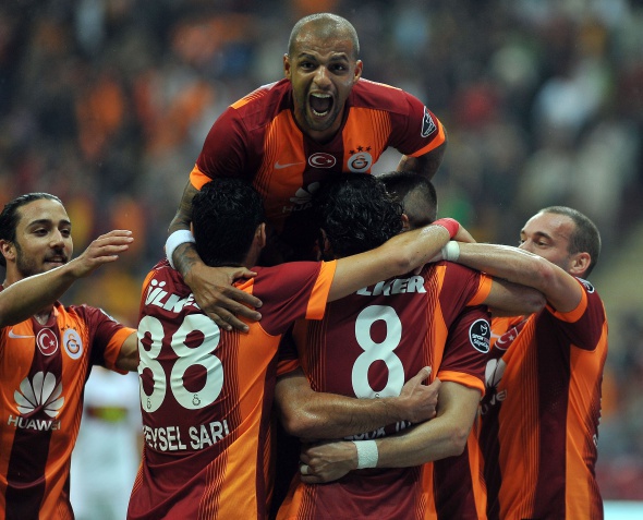 Galatasaray Sivasspor maçından kareler