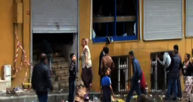 Esenyurt’taki eylemde hasar gören market yağmalandı