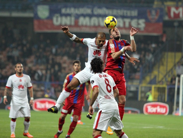 Karabükspor Galatasaray maçından kareler