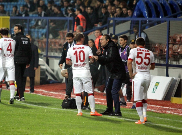 Karabükspor Galatasaray maçından kareler