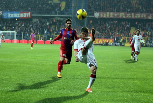 Karabükspor Galatasaray maçından kareler
