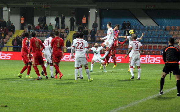 Karabükspor Galatasaray maçından kareler