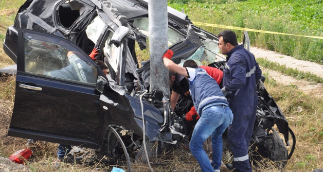 Eskişehir'de feci kaza: 4 ölü eskişehir,feci kaza,kaza