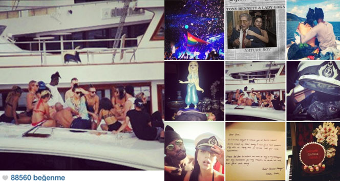 Lady Gaga, İHA'nın fotoğrafını milyonlarla paylaştı