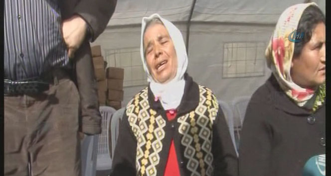 Oğlunun madenden çıkmasını bekleyen annenin feryadı