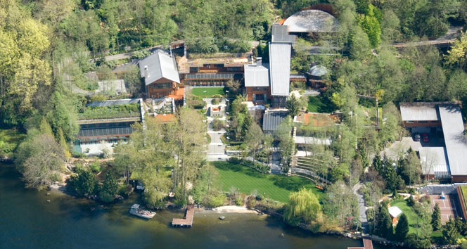 Bill Gates'in göz kamaştıran evi