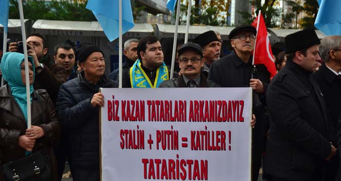 Kırım Türkleri’nden Putin’in ziyaretine tepki ankara,Kırım Türkleri,protesto,putin