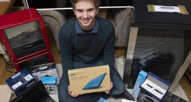 Amazon, İngiliz gence yanlışlıkla gönderdiği “46 parça” siparişi hediye etti amanzon,hediye,yanlış sipariş
