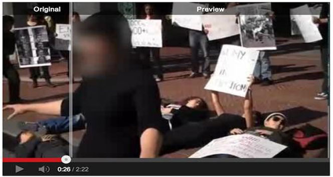 Youtube kullanıcılarına büyük kolaylık&nbsp;Youtube,Youtube mozaikleme