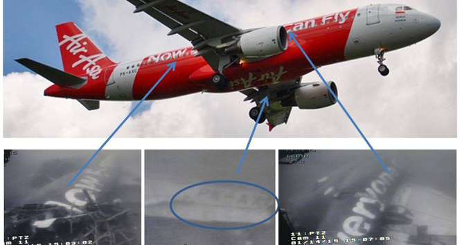 Airaisa uçağının gövdesi tespit edildi Airasia uçağı,endonezya,gövde