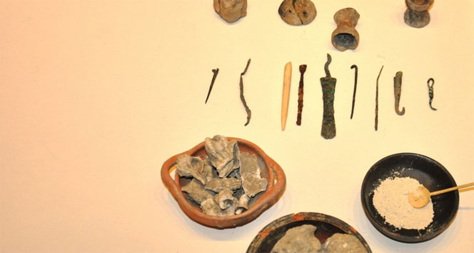 2 bin yıllık sağlık merkezi gün yüzüne çıkarıldı 2 bin yıllık sağlık merkezi,tekirdağ,Traklar