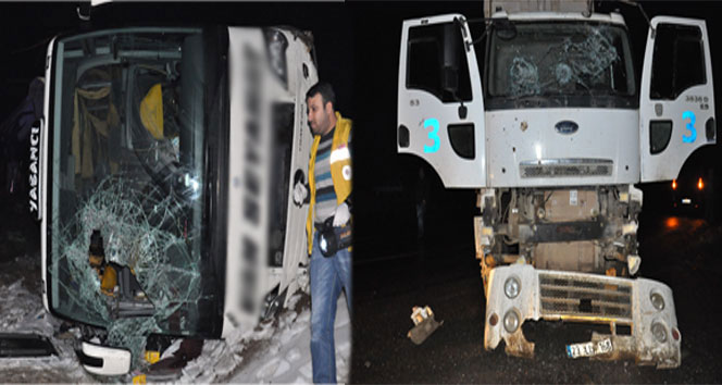 Bingöl'de feci kaza: 48 yaralı kaza,yolcu otobüsü kazası