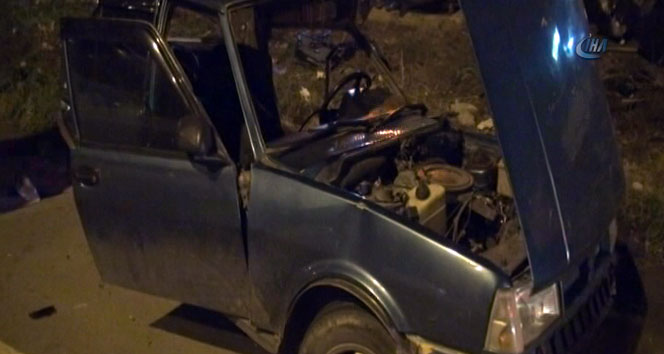 Üç araç birbirine girdi:1 ölü 4 yaralı&nbsp;manisa,trafik kazası