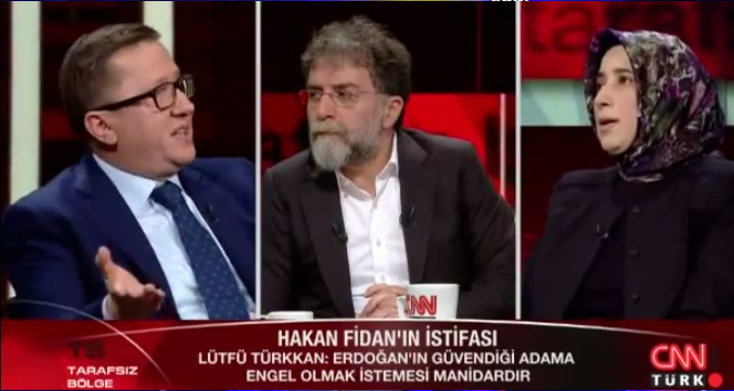 Canlı yayında sinirler gerildi ! ahmet hakan,CNN Türk,Tarafsız Bölge