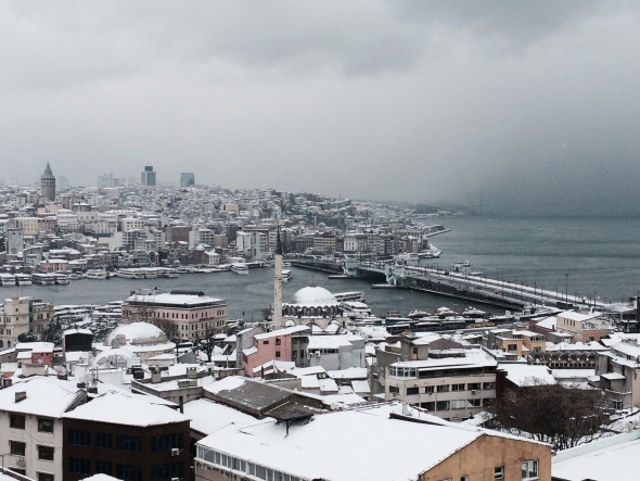 İstanbul'dan eşsiz kar manzaraları!