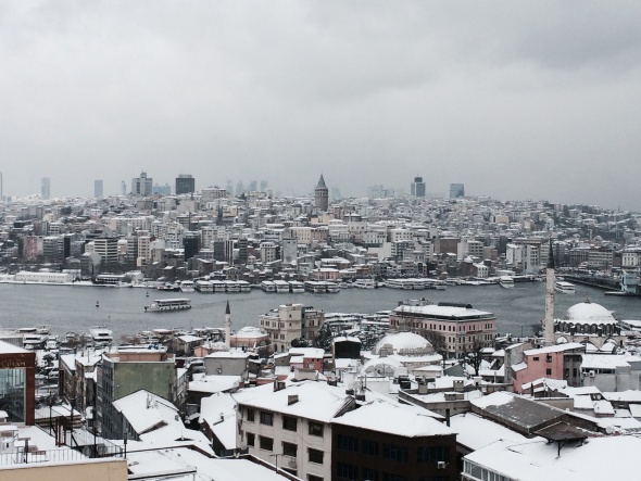 İstanbul'dan eşsiz kar manzaraları!