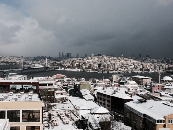 İstanbul'dan eşsiz kar manzaraları!