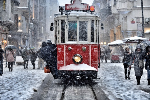 İstanbul'dan eşsiz kar manzaraları!