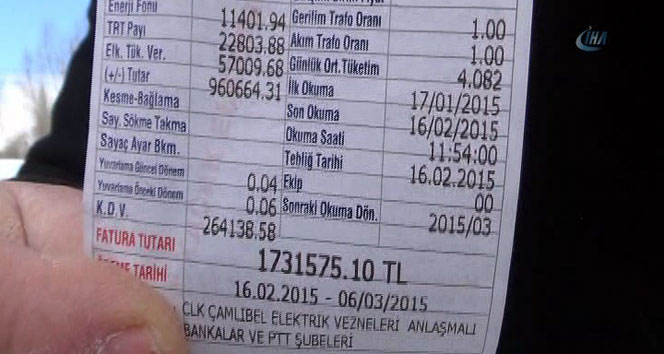 Esnafa 1 milyon 731 bin 575 TL’lik elektrik faturası şoku!&nbsp;elektrik faturası,Ömer Hasgül,Tokat