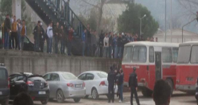 Bilecik'te oynanan amatör maç sonrası ortalık savaş alanına döndü 